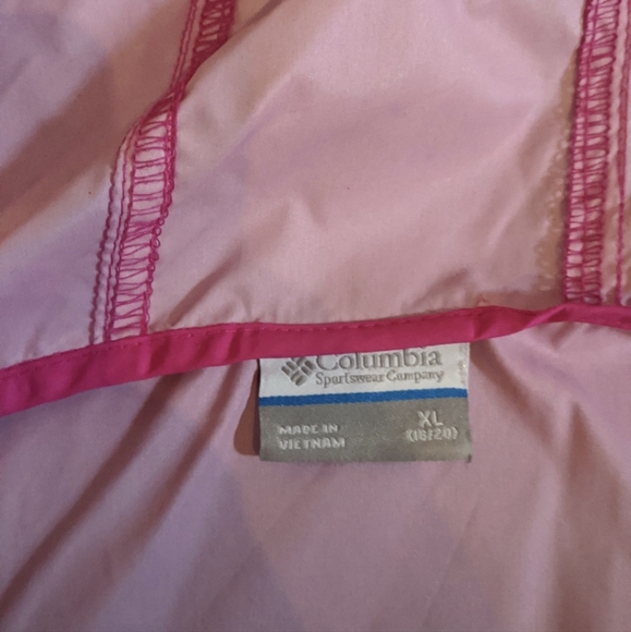 Girls 18/20 Columbia Rain/windbreaker jacket - Picture 4 of 5